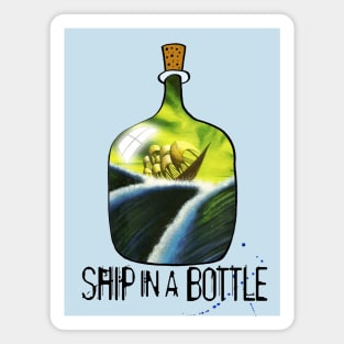 Ship in a Bottle Magnet